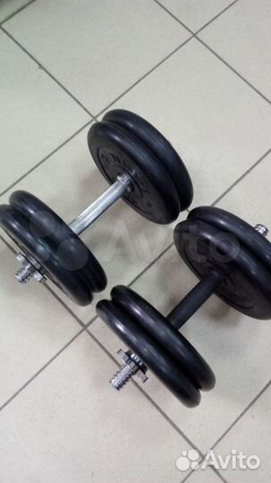 Гантель домашняя 22 кг. Магазин