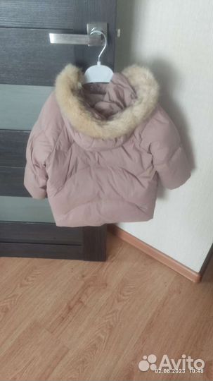 Пуховик для девочки 104