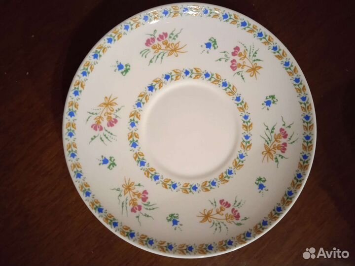 Кофейная или чайная пара лфз СССР костяной фарфор