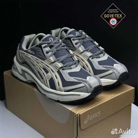 Кроссовки зимние Asics Gel-Preleus gray and white