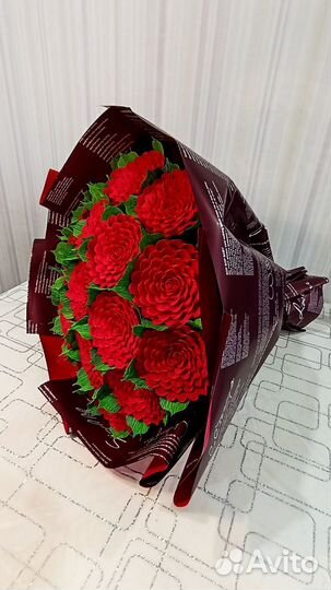 Букет из гофрированной бумаги