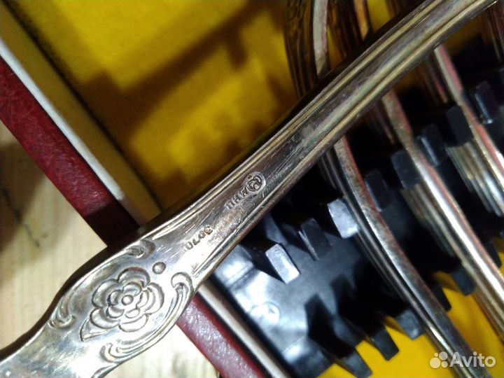 Столовый набор ложки и вилки мельхиор