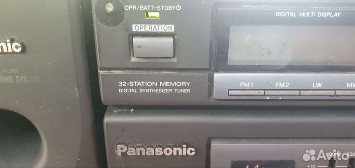 Кассетная магнитола panasonic rx-ct980