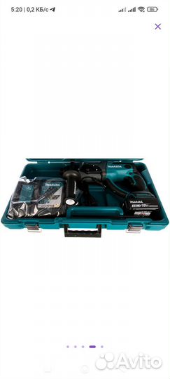 Перфоратор аккумуляторный Makita lxt dhr202rf