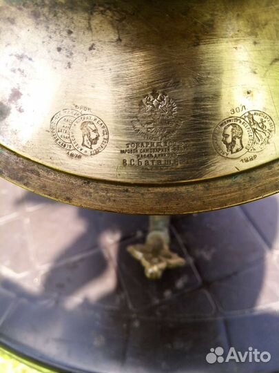 Самовар на дровах старинный