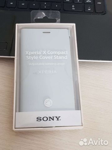 Оригинал Style Cover Stand к Xperia X Compact Blue