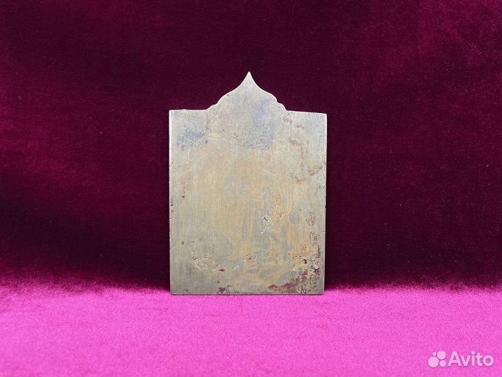 Икона старинная. Художественное литьё