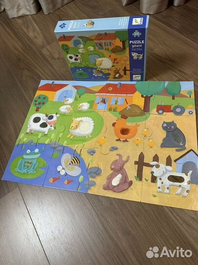 Djeco пазл гигант Ферма