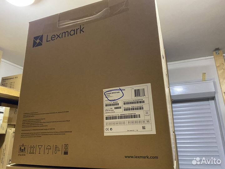 Мфу Lexmark MX521ade ч/б формат А4 новый