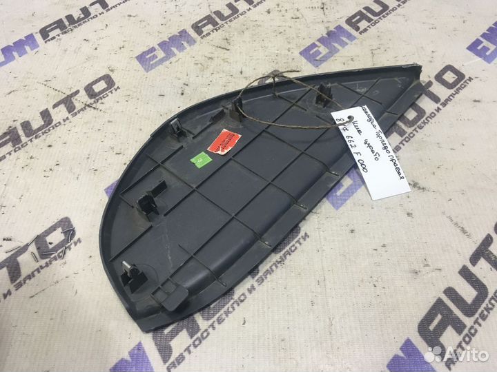 Накладка торпедо правая Киа Серато