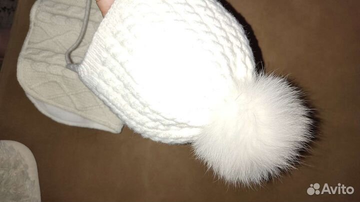 Комплект шапка, шарф