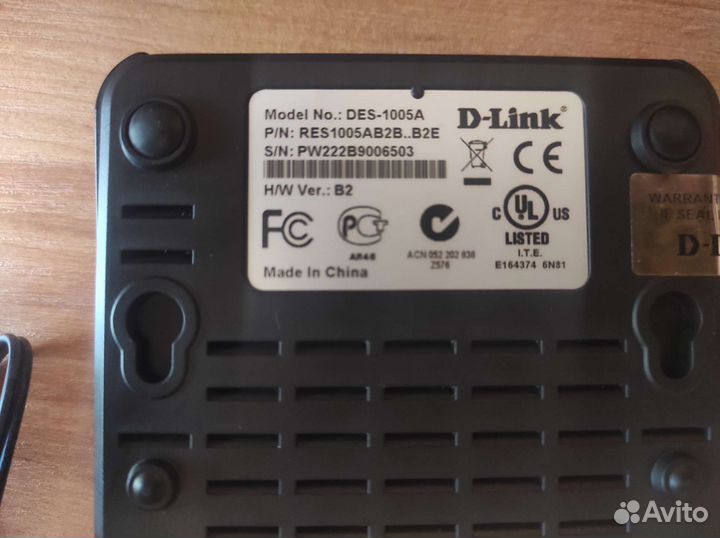 D-link Des-1005A коммутатор/свитч 5 портов