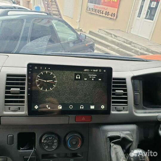 Магнитола Toyota Hiace 2006-2018 Android