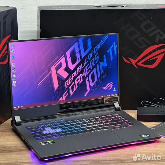Новый Asus Rog Strix 144Hz Ryzen 7 4800H/GTX/SSD