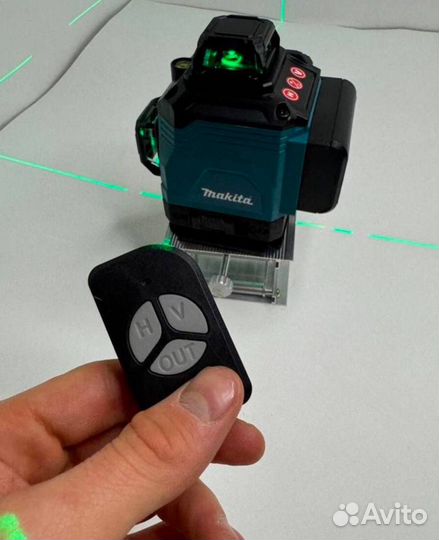 Лазерный уровень makita 4D нивелир 16 линий