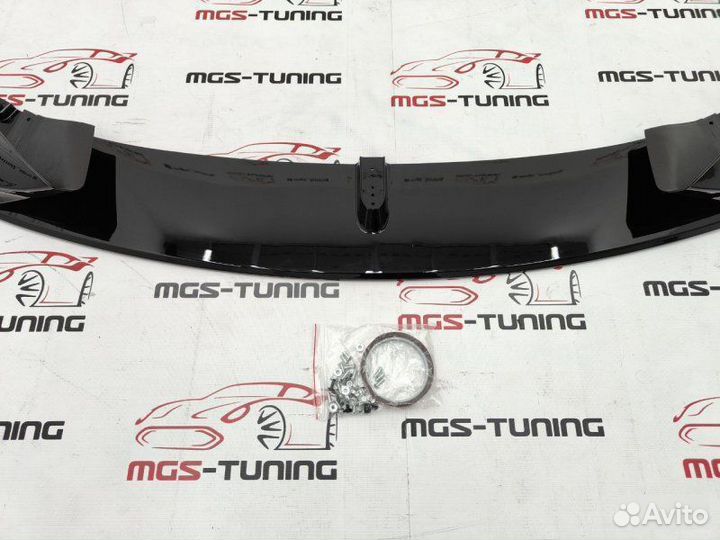 Губа M-Performance черный глянец BMW 4 f32 f33 f36