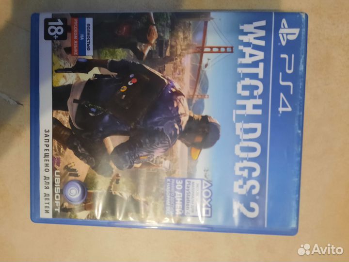 Watch dogs 2 ps4 диск