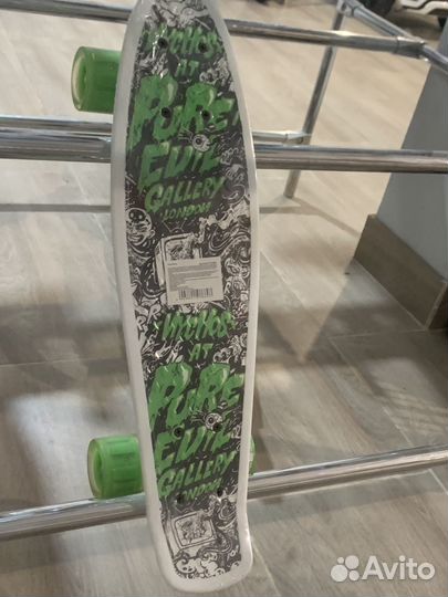 Скейтборд детский новый пластик и дерево