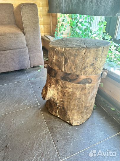 Мебель ручной работы из пня
