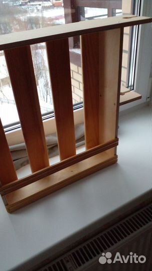 Подставка для бутылок деревянная