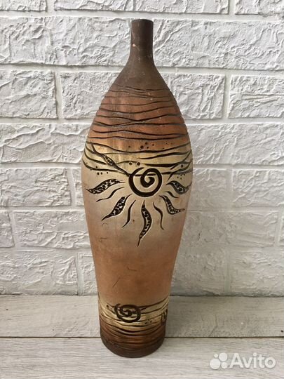 Глиняный кувшин для вина,ссср,Грузия,автор клеймо