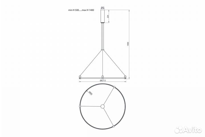 Основание для модульных светильников Donolux DL202