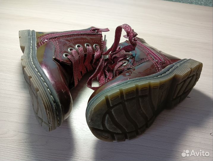 Ботинки демисезонные для девочки 22 размер