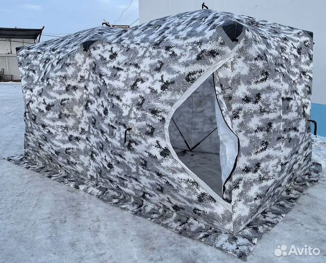 Палатка 3 слойная Куб двойной