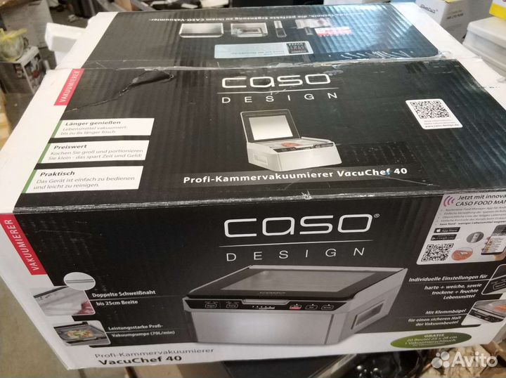 Вакуумный упаковщик камерный Caso VacuChef 40