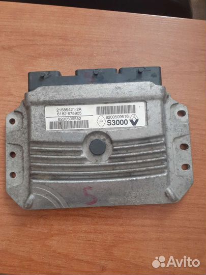 Блок управления двигателем рено меган 2 2006г