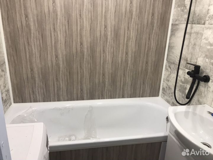 Обшивка ванной и туалета пластиком