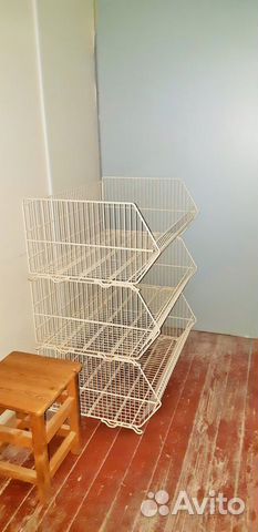 Стеллаж металлический для овощей и фруктов