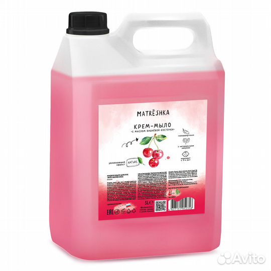 Жидкое мыло matrёshka Вишня 5 л