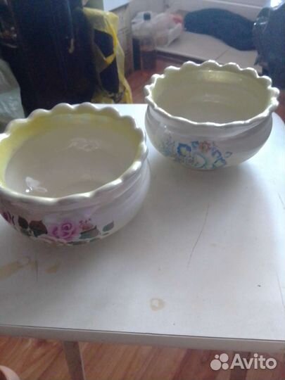 Горшки для запекания, блюда,Графин, стаканы новые