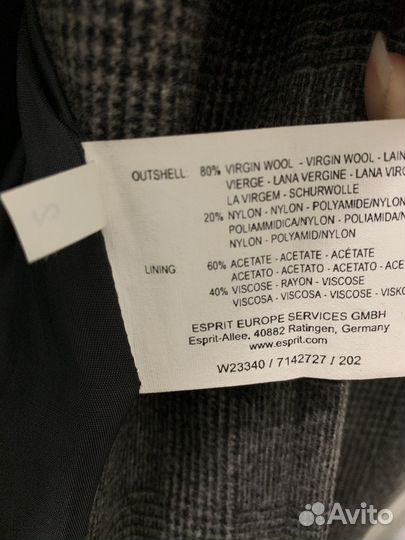 Пальто шерсть 80