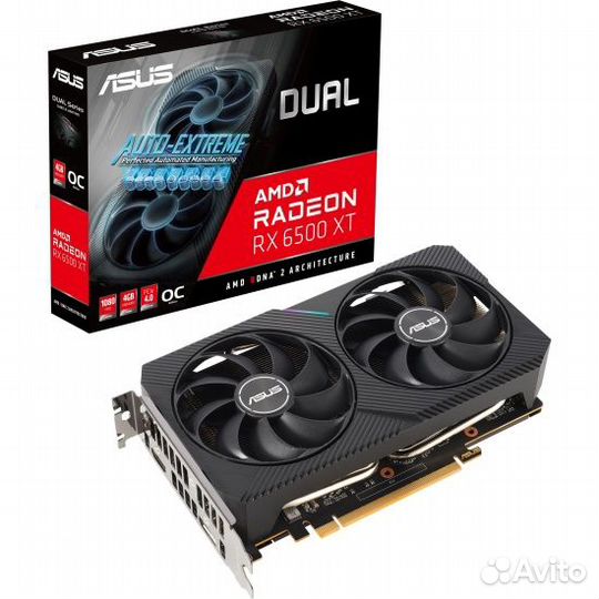 Новая Asus AMD Radeon RX 6500 XT Dual OC Edition