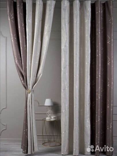 Шторы комбинированные новые