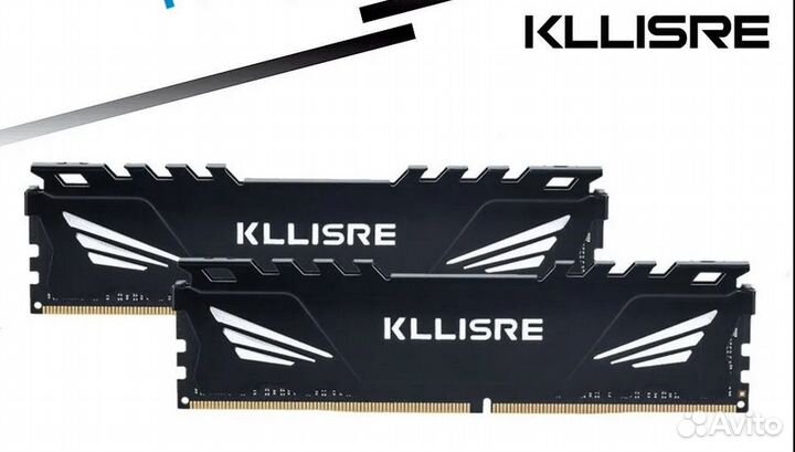 Память DDR4 16Gb 2666 3200 Kllisre Black