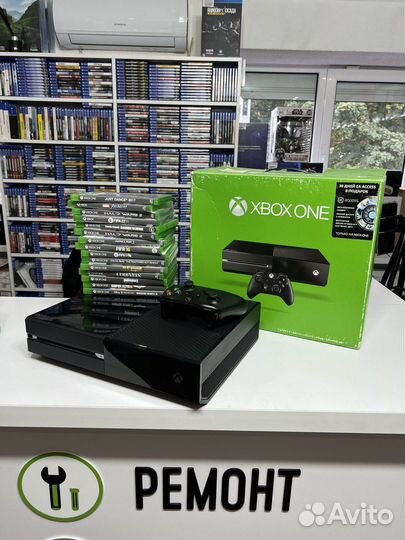 Xbox One + 400 Игр Гарантия 12 Месяцев