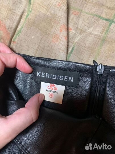 Кожаная юбка