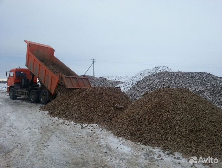 Щебень. Гравий. Песок