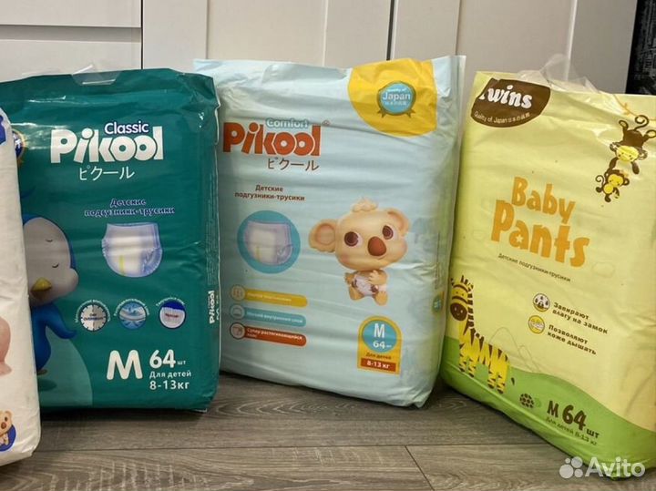 Подгузники и трусики 3 4 5 6