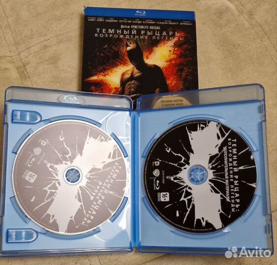 Темный рыцарь blu ray возрождение легенды 2 диска