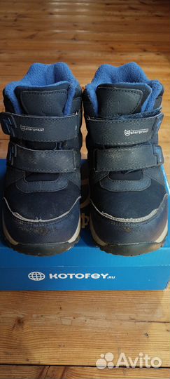 Зимние мембранные ботинки котофей 32