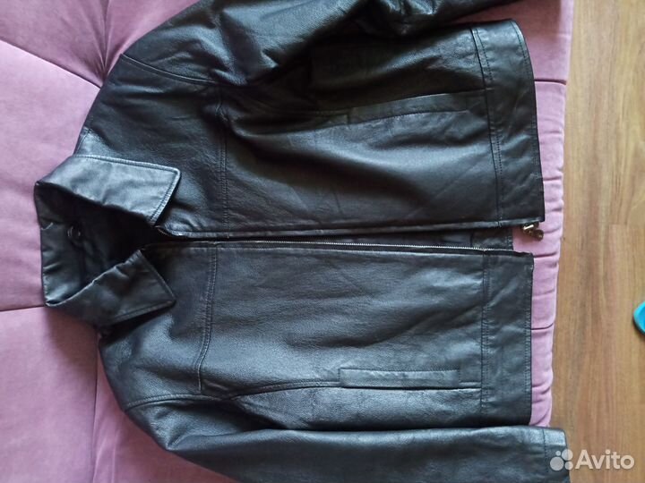 Куртка кожаная женская 44 46 натуральная