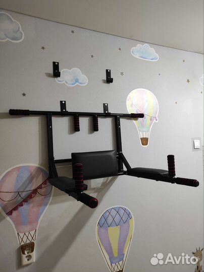 Турник настенный 3 в 1 бу