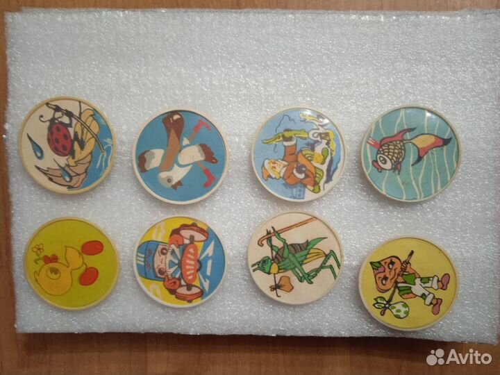 Значки СССР. Детские 73 шт Набор