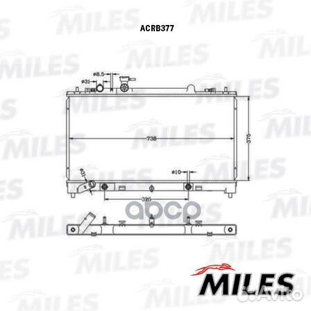 Радиатор mazda 6 1.8-2.0 A/T (паяный) 02- acrb3