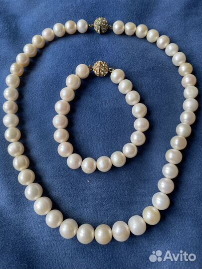 Бусы из натурального жемчуга
