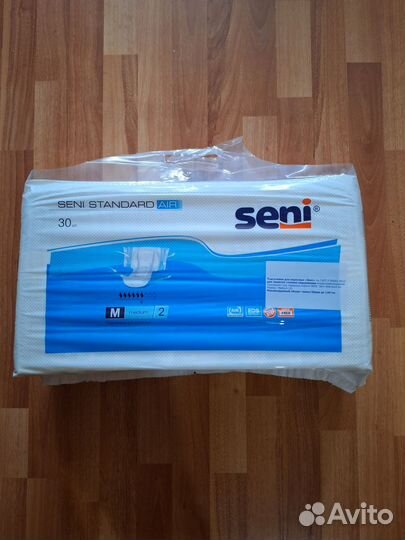 Памперсы для взрослых размер m по 30 штук